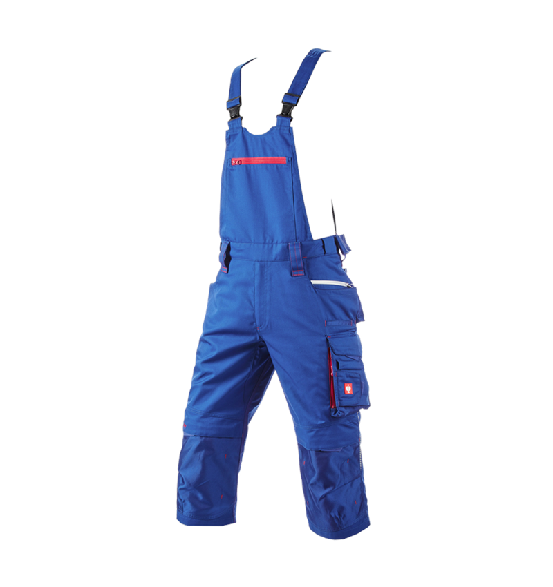 Inštalatér: Pirátske nohavice s náprsenkou e.s.motion 2020 + nevadzovo modrá/ohnivá červená 2