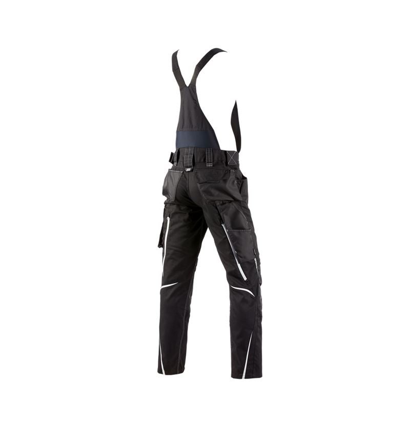 Pracovné nohavice: Nohavice s náprsenkou e.s.motion 2020 + čierna/platinová 3