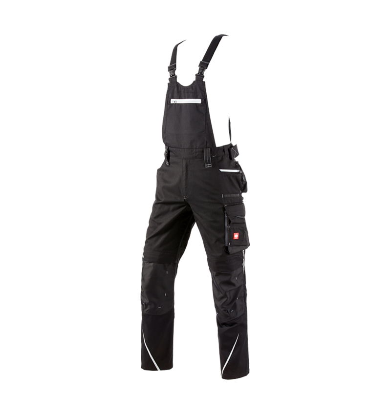 Pracovné nohavice: Nohavice s náprsenkou e.s.motion 2020 + čierna/platinová 2