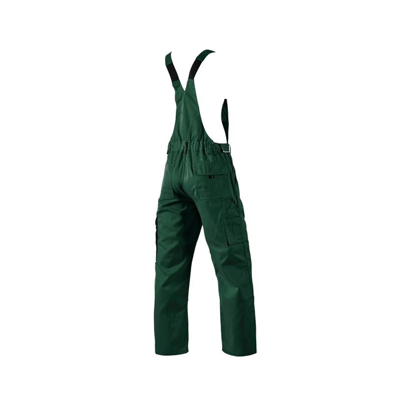 Pracovné nohavice: Nohavice s náprsenkou e.s.classic + zelená 3