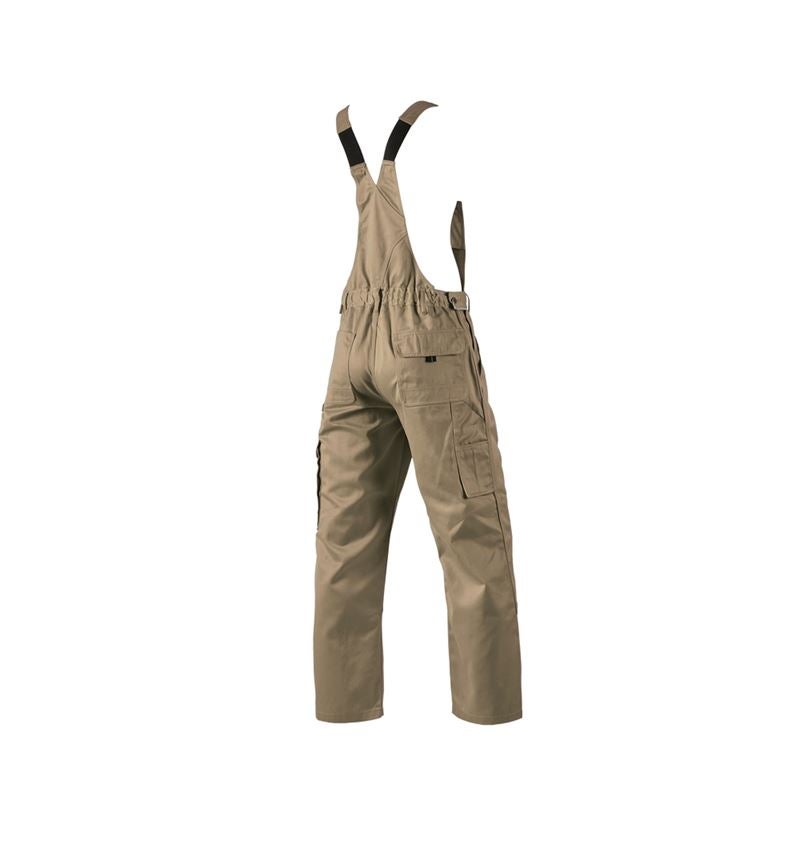 Pracovné nohavice: Nohavice s náprsenkou e.s.classic + kaki 4