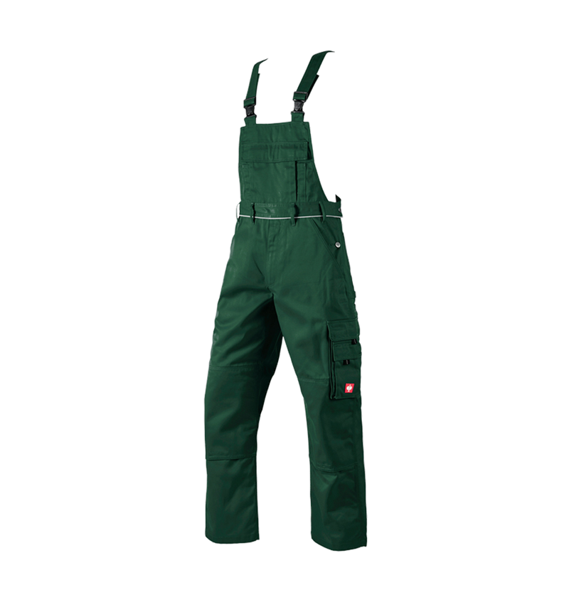 Pracovné nohavice: Nohavice s náprsenkou e.s.classic + zelená 2