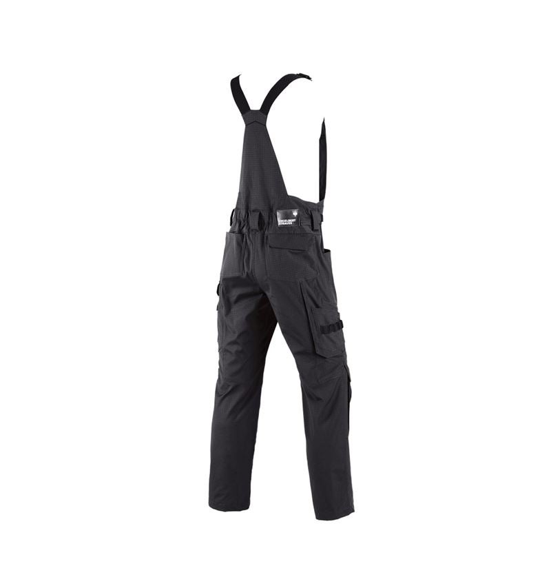 Pracovné nohavice: Nohavice s náprsenkou e.s.concrete solid + čierna 3