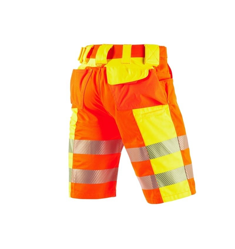 Pracovné nohavice: Reflexné šortky e.s.motion 2020 + výstražná oranžová/výstražná žltá 3