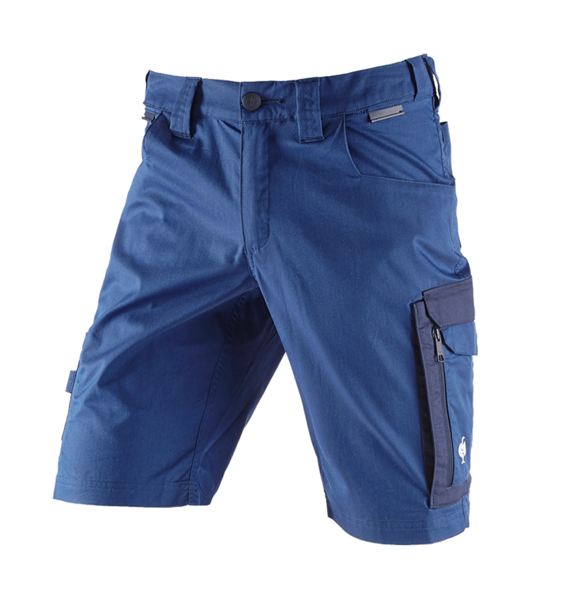 Pracovné nohavice: Šortky e.s.concrete light + alkalická modrá/tmavomodrá 3