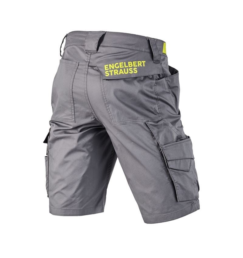 Pracovné nohavice: Šortky e.s.trail + čadičovo sivá/acidová žltá 3