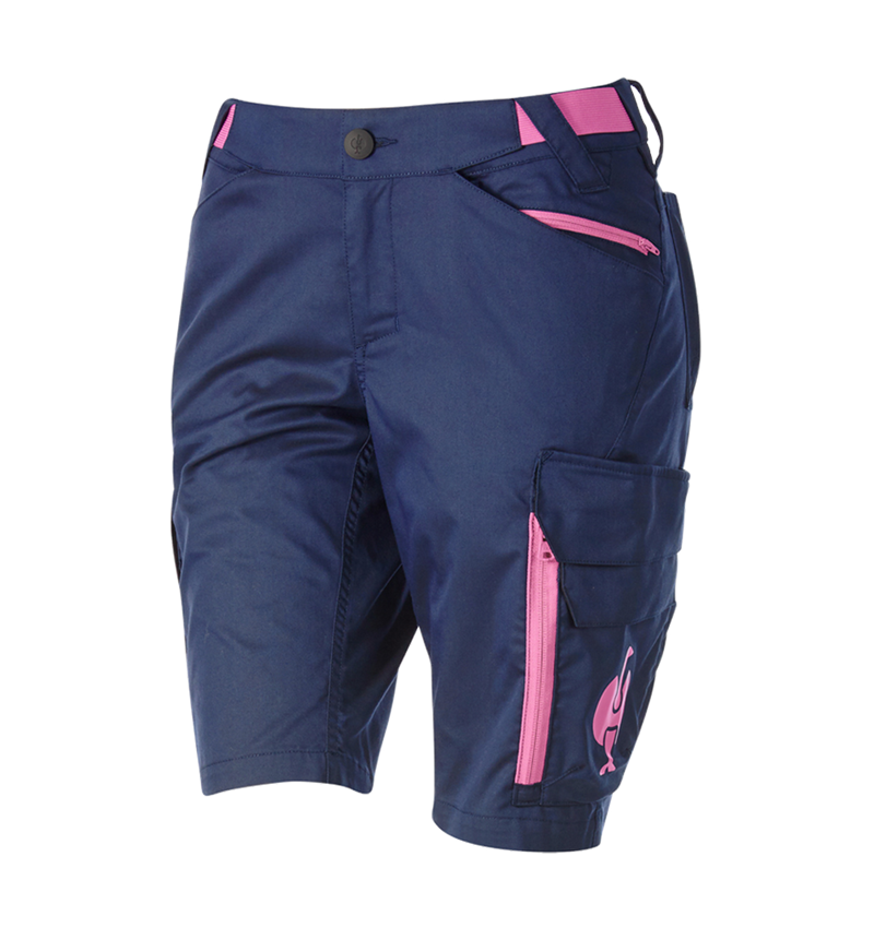 Pracovné nohavice: Šortky e.s.trail, dámske + tmavomodrá/ružová tara 5