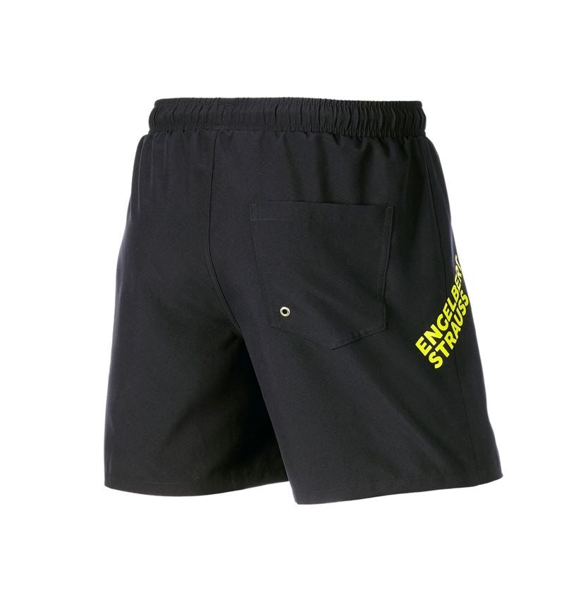 Odevy: Plavecké šortky e.s.trail + čierna/acidová žltá 5