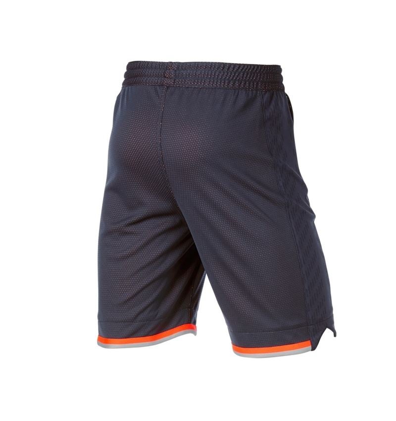 Pracovné nohavice: Funkčné šortky e.s.ambition + tmavomodrá/výstražná oranžová 5