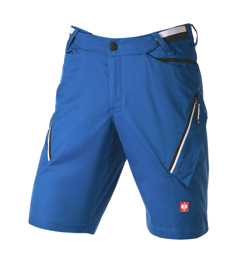 Pracovné nohavice: Šortky s viacerými vreckami e.s.ambition + enciánová modrá/grafitová 4