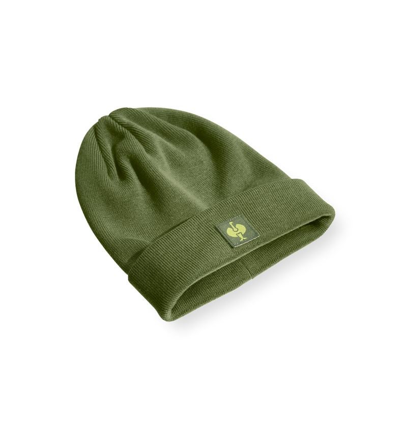 Doplnky: Štrikovaná čapica e.s.iconic + horská zelená