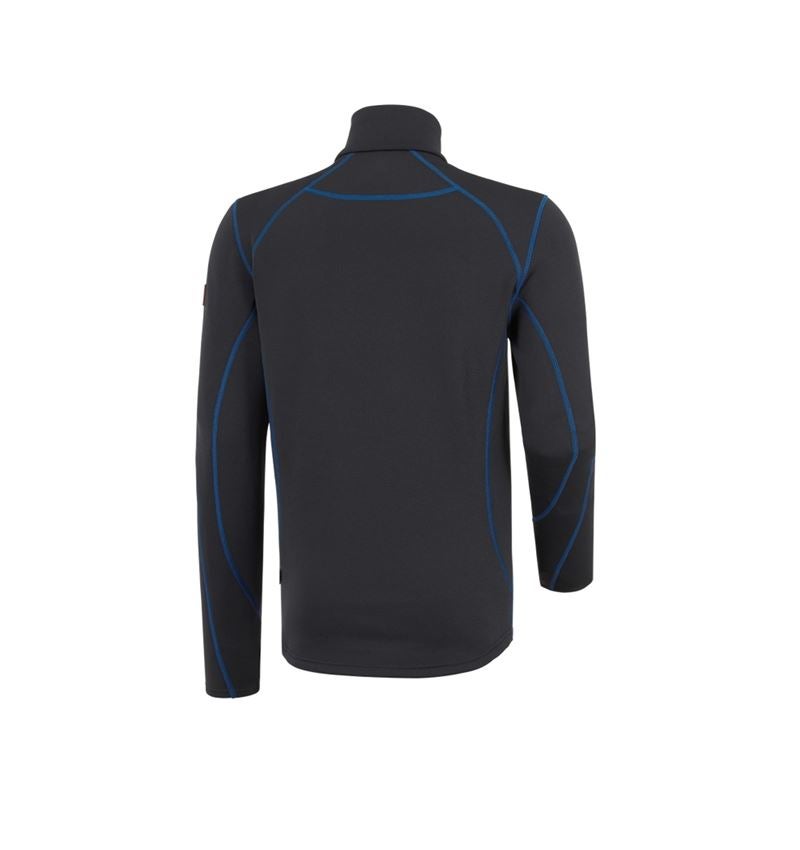Tričká, pulóvre a košele: Funkčný sveter thermo stretch e.s.motion 2020 + grafitová/enciánová modrá 3