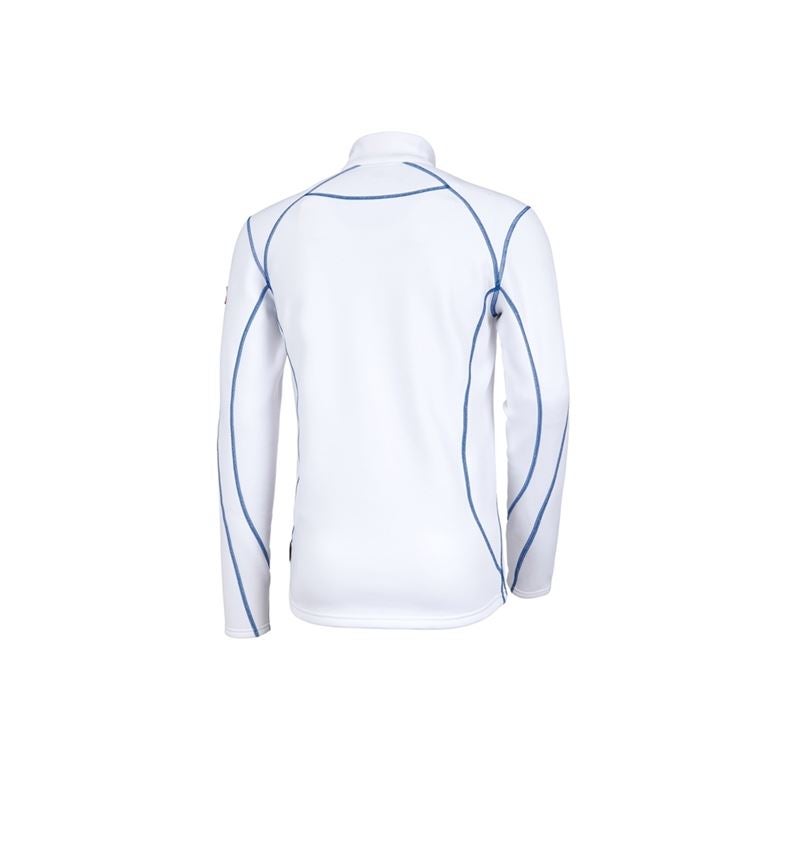 Tričká, pulóvre a košele: Funkčný sveter thermo stretch e.s.motion 2020 + biela/enciánová modrá 3