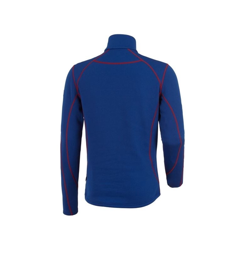 Tričká, pulóvre a košele: Funkčný sveter thermo stretch e.s.motion 2020 + nevadzovo modrá/ohnivá červená 3