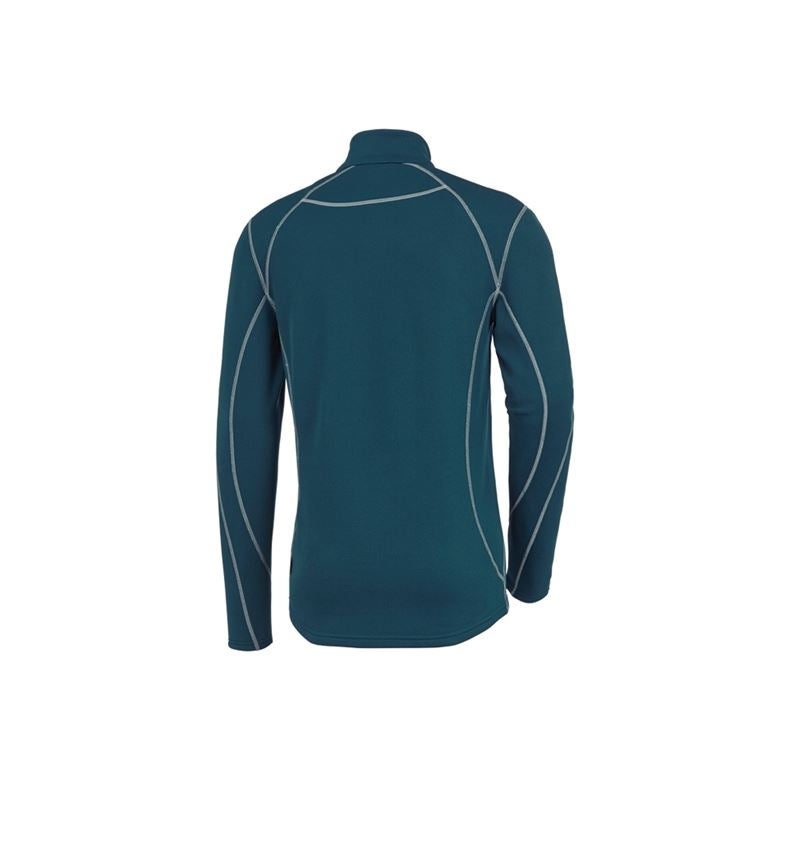 Tričká, pulóvre a košele: Funkčný sveter thermo stretch e.s.motion 2020 + morská modrá/platinová 3