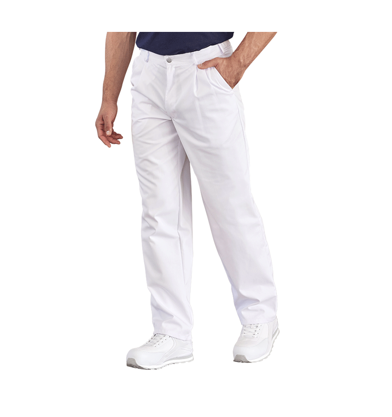 Pracovné nohavice: Pánske pracovné nohavice Tom + biela