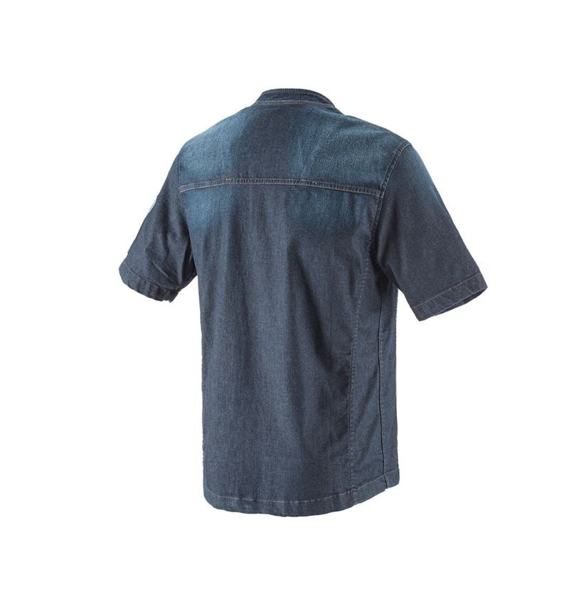 Tričká, pulóvre a košele: Kuchárska bunda denim e.s. + mediumwashed 3