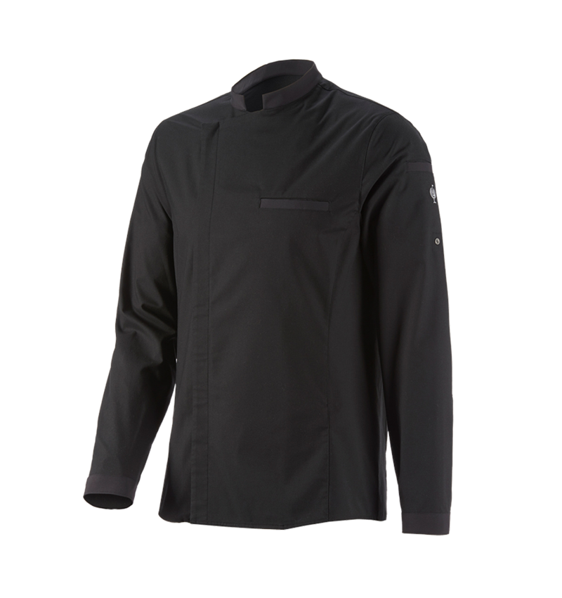 Tričká, pulóvre a košele: Kuchárska košeľa e.s. + čierna 2