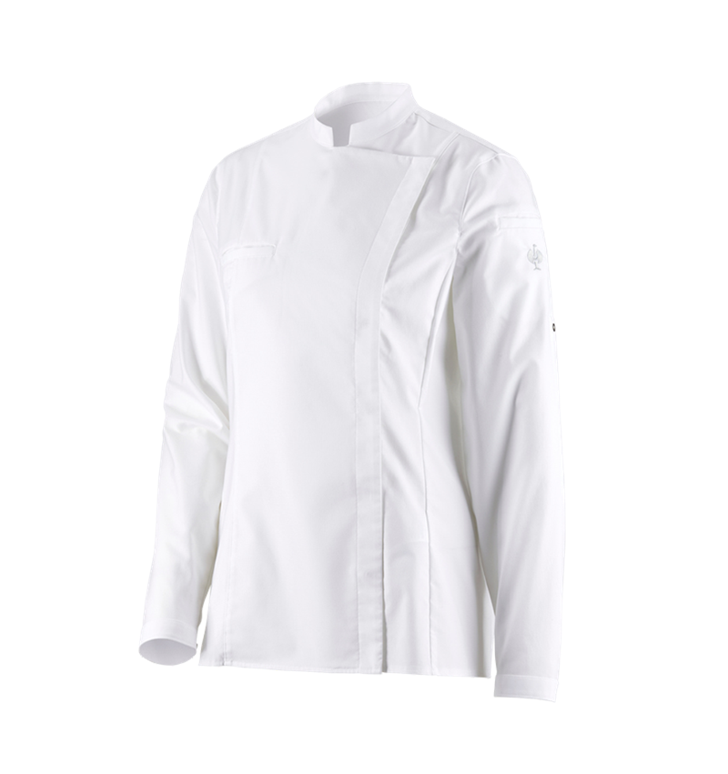 Tričká, pulóvre a košele: Kuchárska košeľa e.s., dámska + biela 2