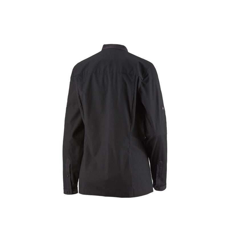 Tričká, pulóvre a košele: Kuchárska košeľa e.s., dámska + čierna 3