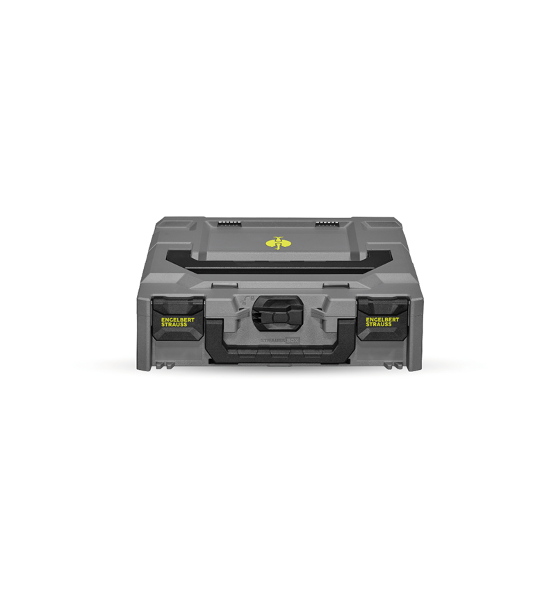 Systém STRAUSSbox: STRAUSSbox 118 midi + čadičovo sivá/acidová žltá