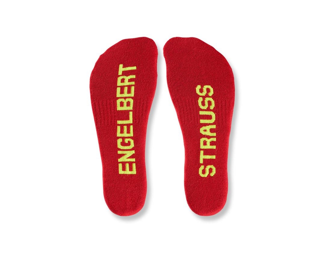 Ponožky | Pančuchy: Univerzálne ponožky e.s. Classic light/high + ohnivá červená/výstražná žltá