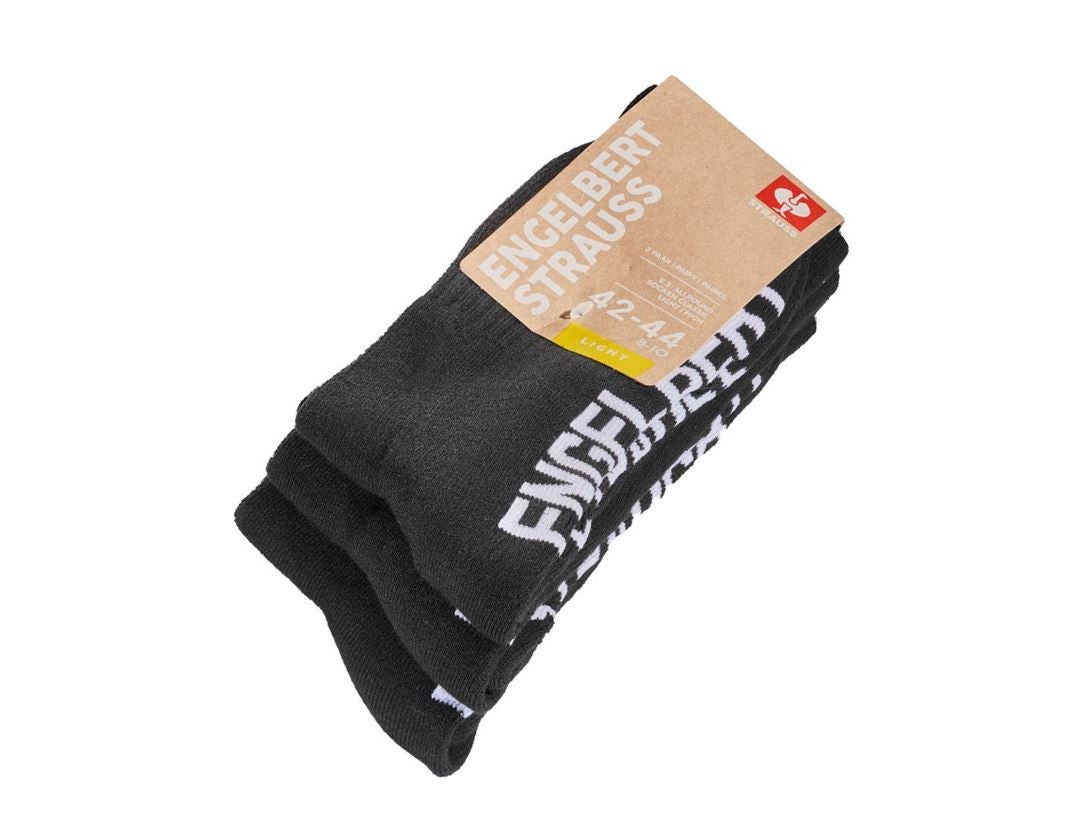 Ponožky | Pančuchy: Univerzálne ponožky e.s. Classic light/high + čierna