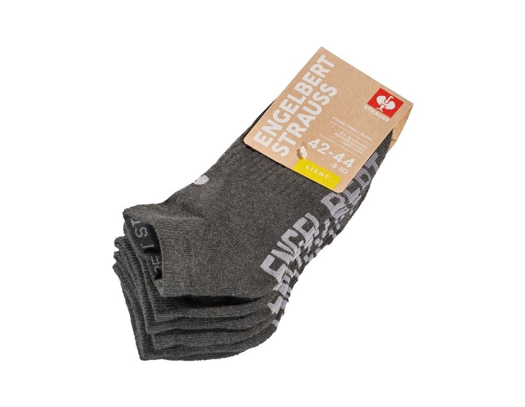 Ponožky | Pančuchy: Univerzálne ponožky e.s. Classic light/low + antracitová