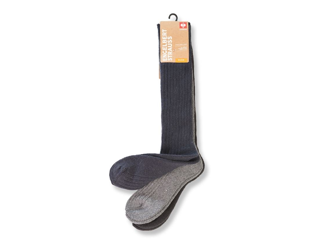 Ponožky | Pančuchy: Pracovné ponožky e.s. Classic warm/x-high,bal.3 ks