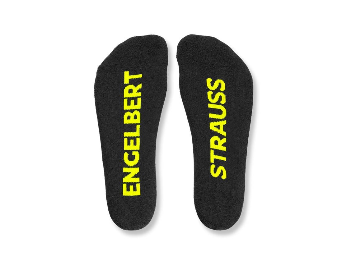 Ponožky | Pančuchy: e.s. Univerzálne ponožky Function light/high + čierna/výstražná žltá
