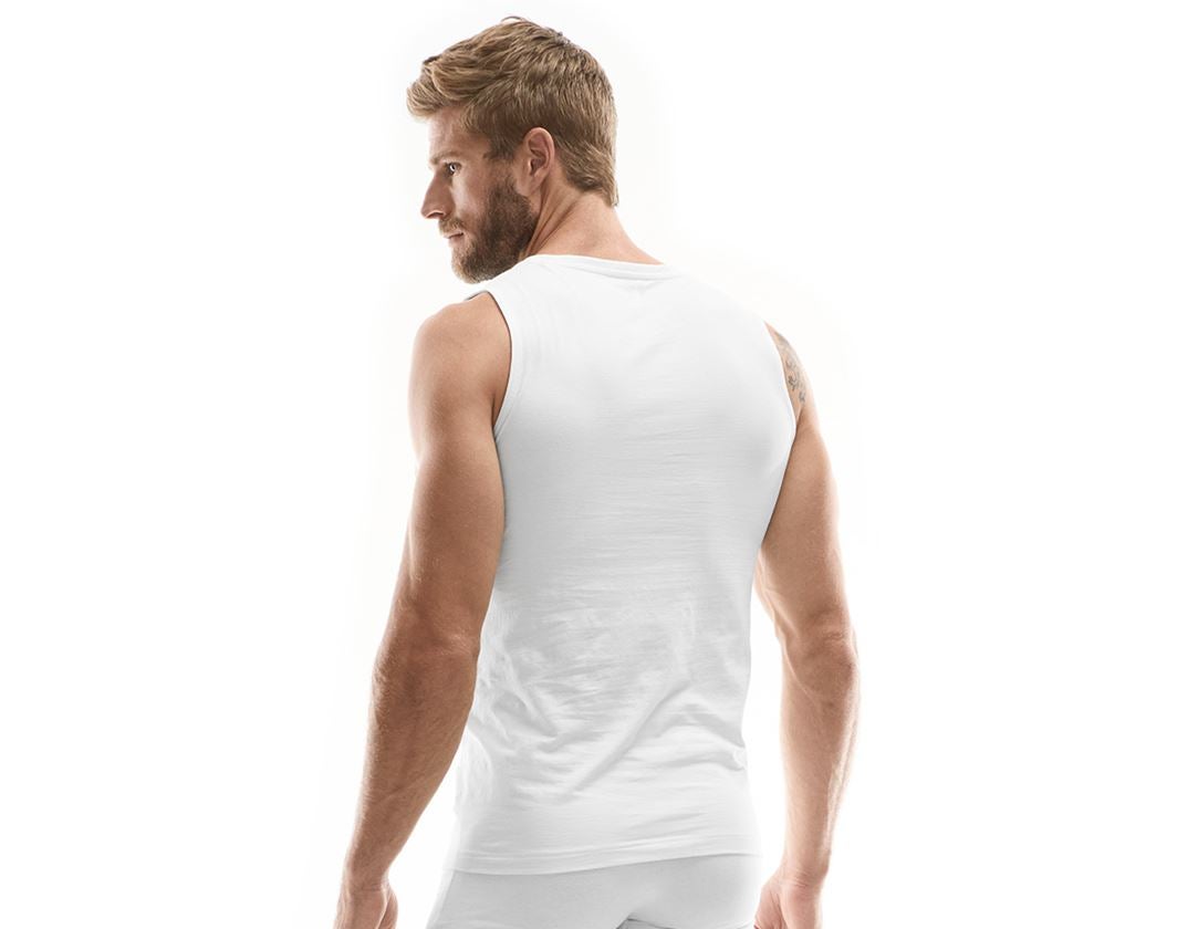 Spodná bielizeň | Termo oblečenie: Atletické tričko e.s. cotton stretch + biela 1