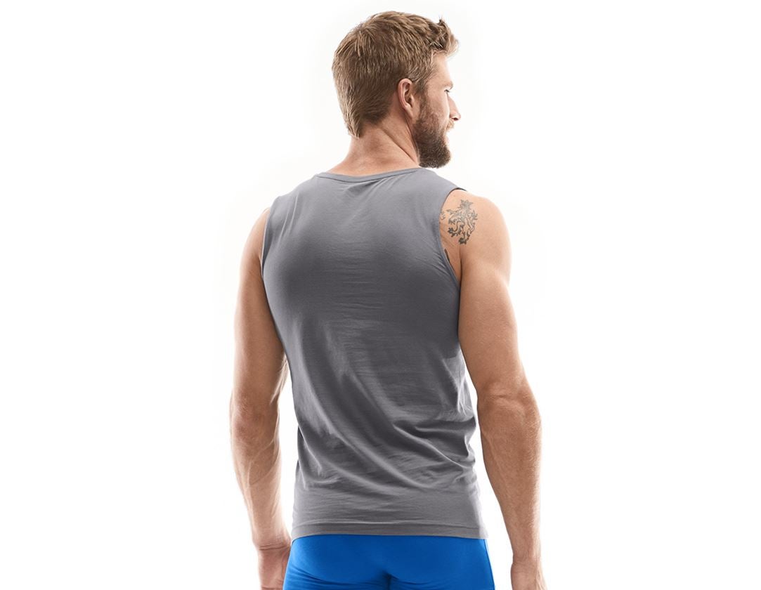 Spodná bielizeň | Termo oblečenie: Atletické tričko e.s. cotton stretch + cementová 1