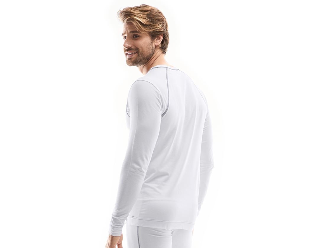 Studená: Tričko s dlhým rukávom e.s. cotton stretch + biela 1