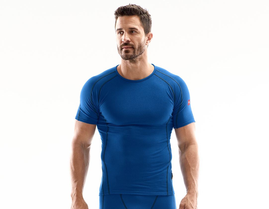 Spodná bielizeň | Termo oblečenie: Funkčné tričko e.s. clima-pro-warm, pánske + enciánová modrá