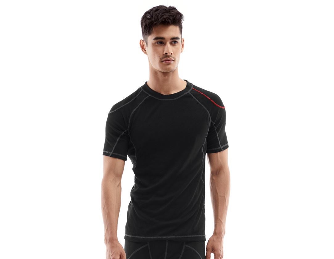 Spodná bielizeň | Termo oblečenie: e.s. Funkčné tričko basis-warm + čierna