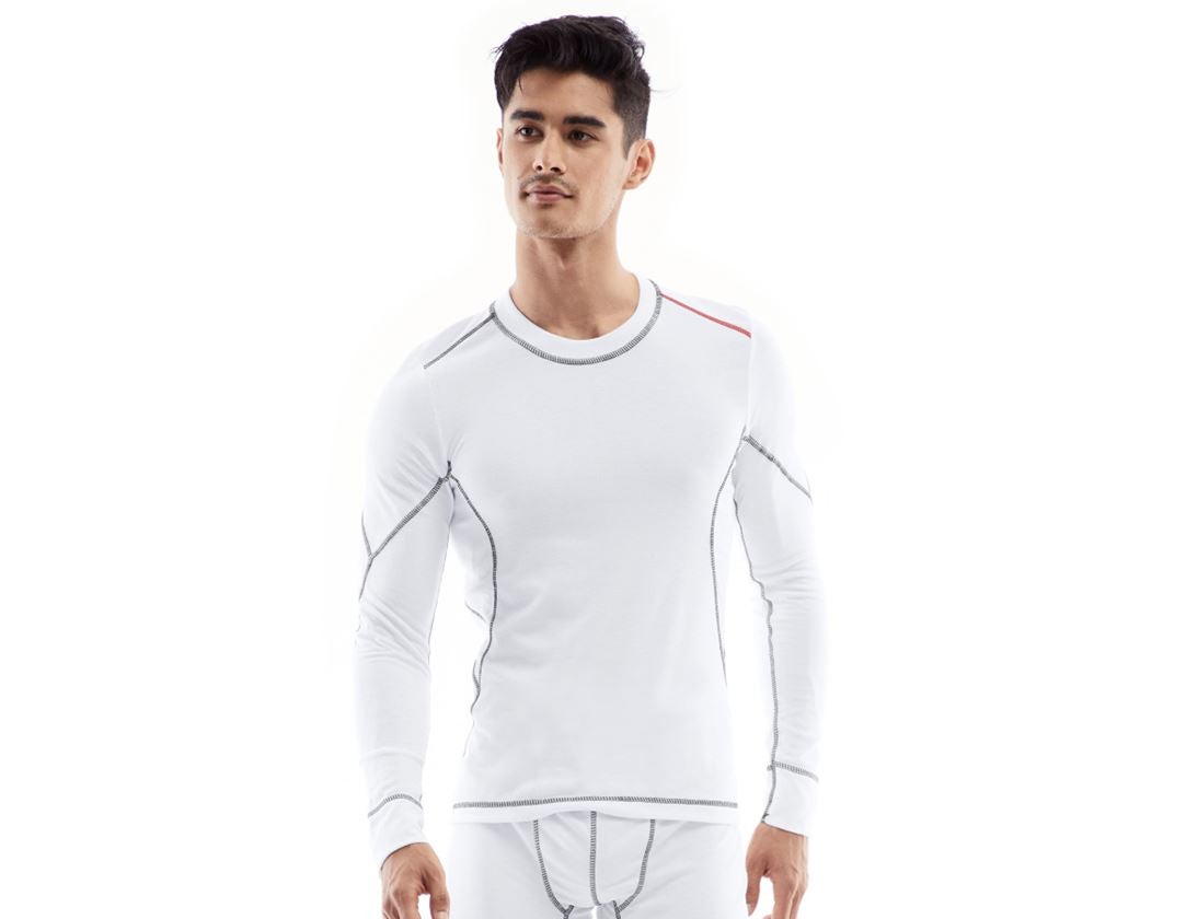 Spodná bielizeň | Termo oblečenie: Funkčné tričko s dlhým rukávom e.s. basis-light + biela