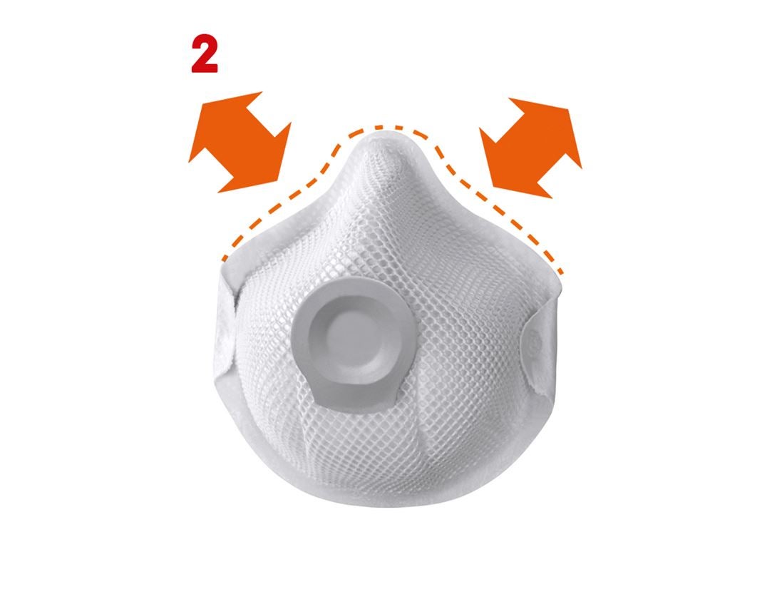 Ochranné dýchacie masky: Respirátor Moldex 3305, FFP2 R D, 5 ks 1