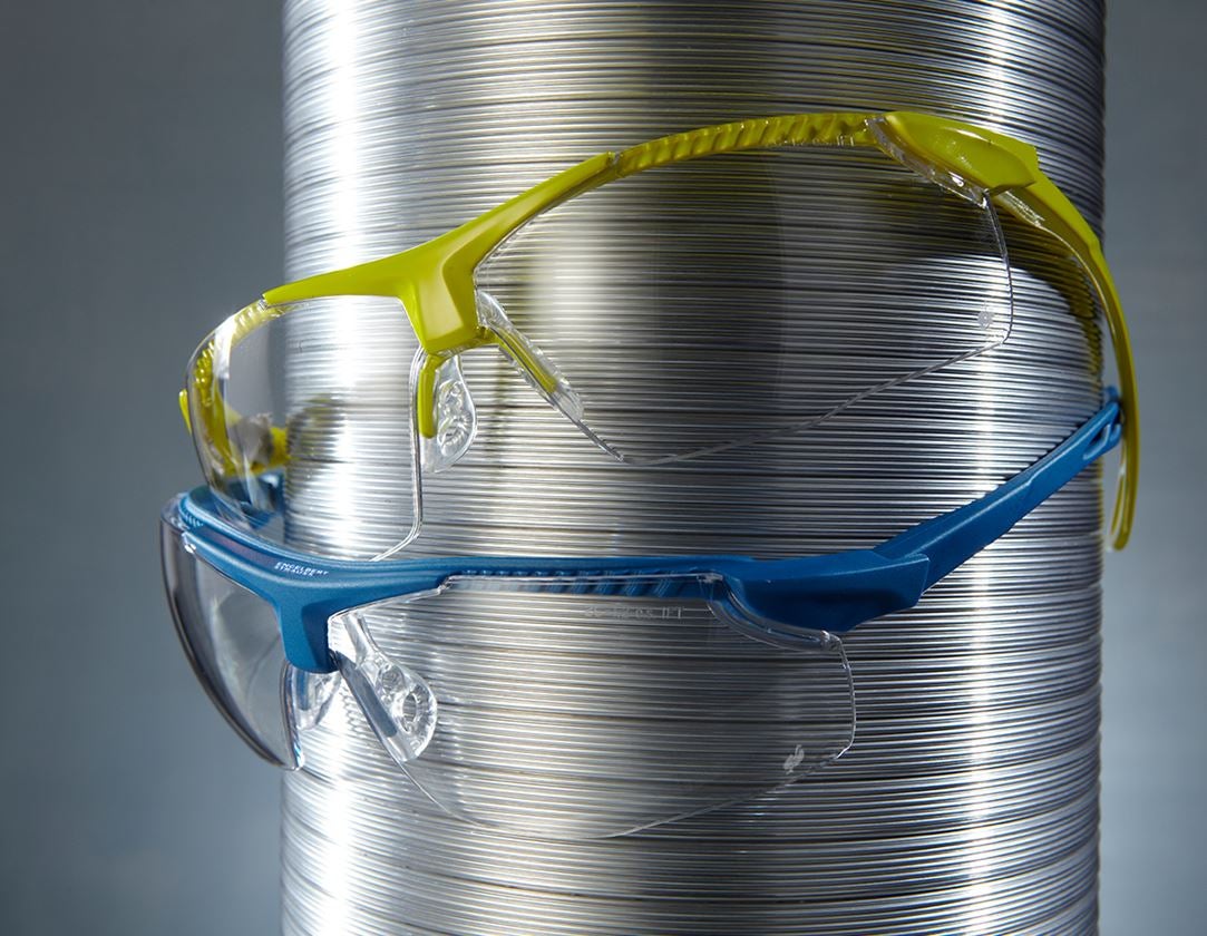 Ochranné okuliare: Ochranné okuliare e.s. Loneos + výstražná žltá