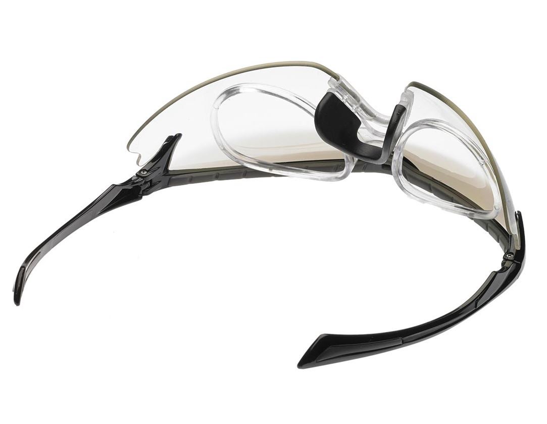 Ochranné okuliare: Ochranné okuliare e.s. Araki, s držiakom sklíčok + číra 1