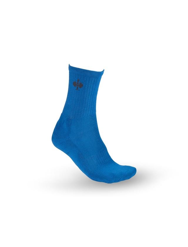 Ponožky | Pančuchy: Univerzálne ponožky e.s. Classic light/high + enciánová modrá/grafitová