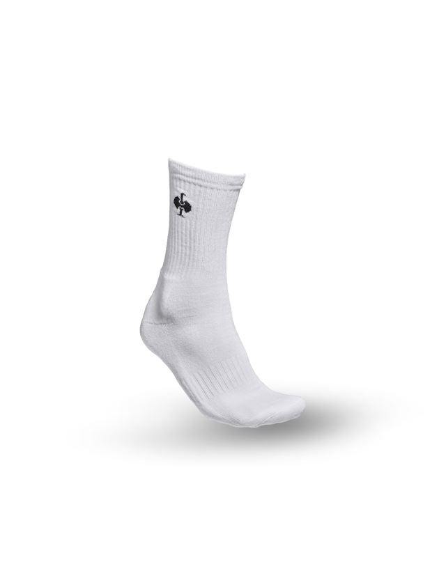 Ponožky | Pančuchy: Univerzálne ponožky e.s. Classic light/high + biela