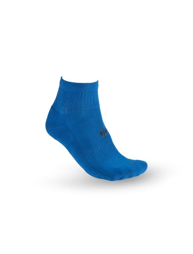 Ponožky | Pančuchy: Univerzálne ponožky e.s. Classic light/mid + enciánová modrá/grafitová