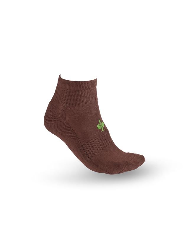Ponožky | Pančuchy: Univerzálne ponožky e.s. Classic light/mid + gaštanová/morská zelená