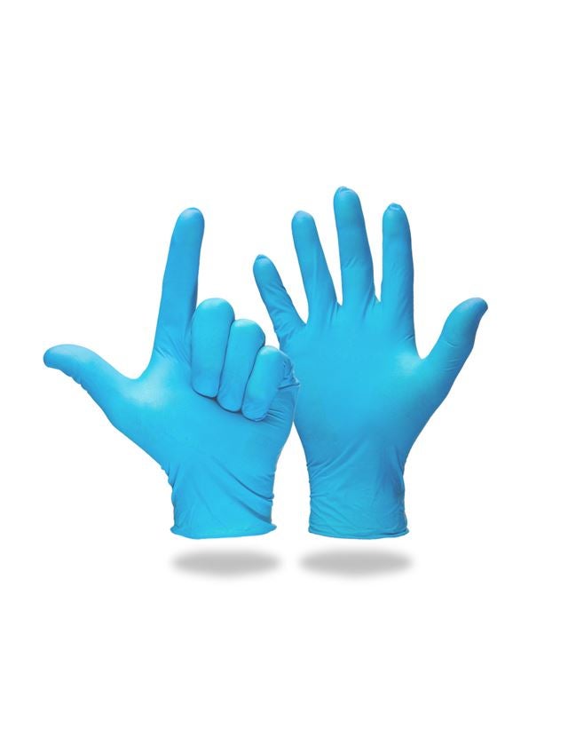 Jednorazové rukavice: Jednorazové latexové vyšetrovacie rukav.,bez púdru + modrá