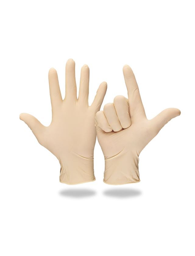 Jednorazové rukavice: Jednorazové latexové vyšetrovacie rukav.,bez púdru + prírodná
