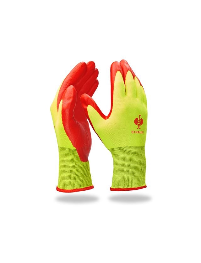 S povrchovou úpravou: Nitrilové rukavice Flexible Foam + výstražná žltá/červená