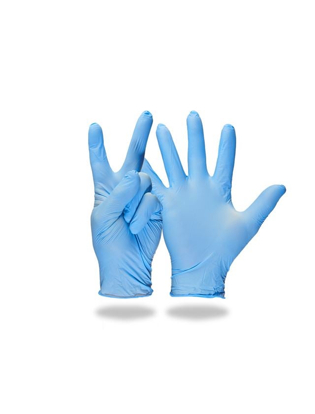 S povrchovou úpravou: Jednorazové nitrilové vyšetrovacie rukavice,bez p. + modrá