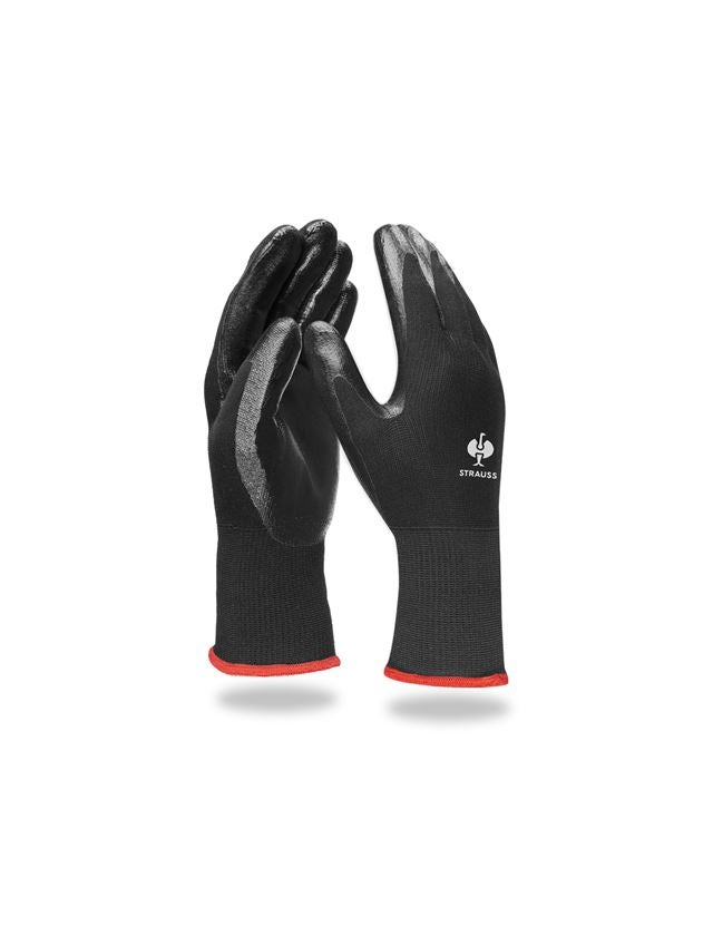 S povrchovou úpravou: Nitrilové rukavice Flexible + čierna