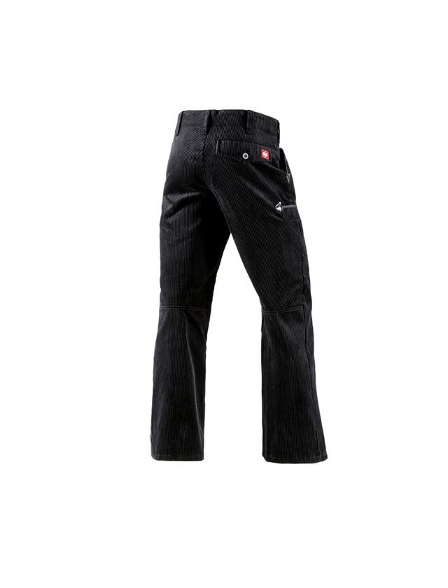 Pracovné nohavice: Pracovné nohavice e.s. hrubého kordu, rozšíren.65 + čierna 2