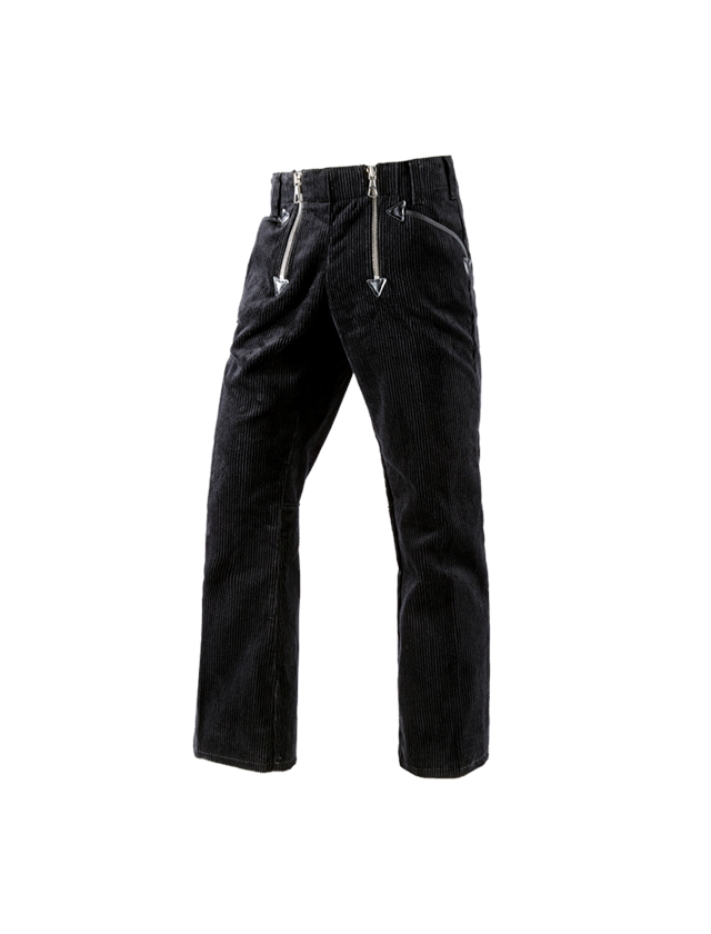 Pracovné nohavice: Pracovné nohavice e.s. hrubého kordu, rozšíren.65 + čierna 1